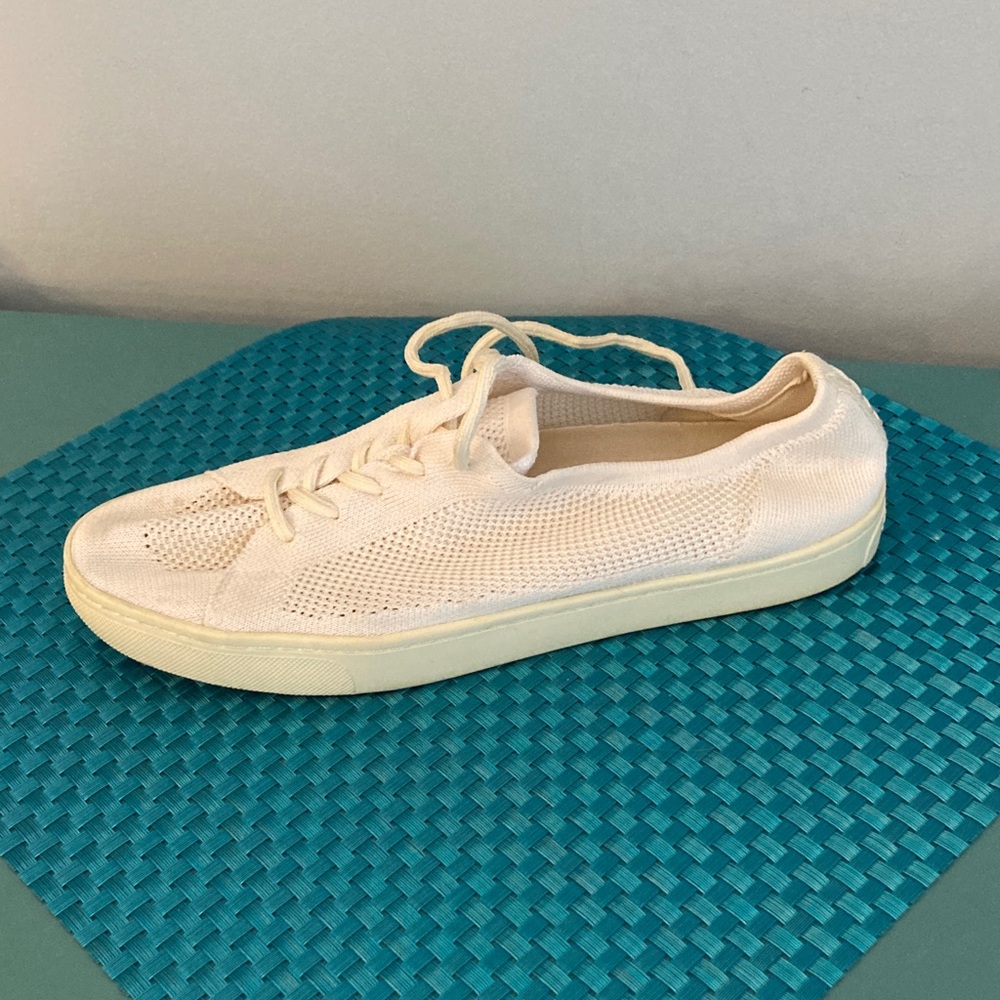 Soludos Off-White Knit Sneakers Women Size 10 - Picture 16 of 16